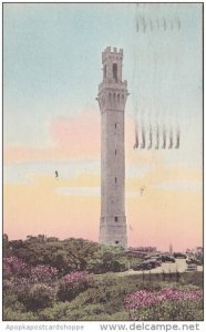 Pilgrim Memorial Monument ProvincetownCape Cod Massachusetts Handcolored Albe...