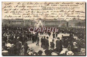 Paris Postcard Old Place Concorde