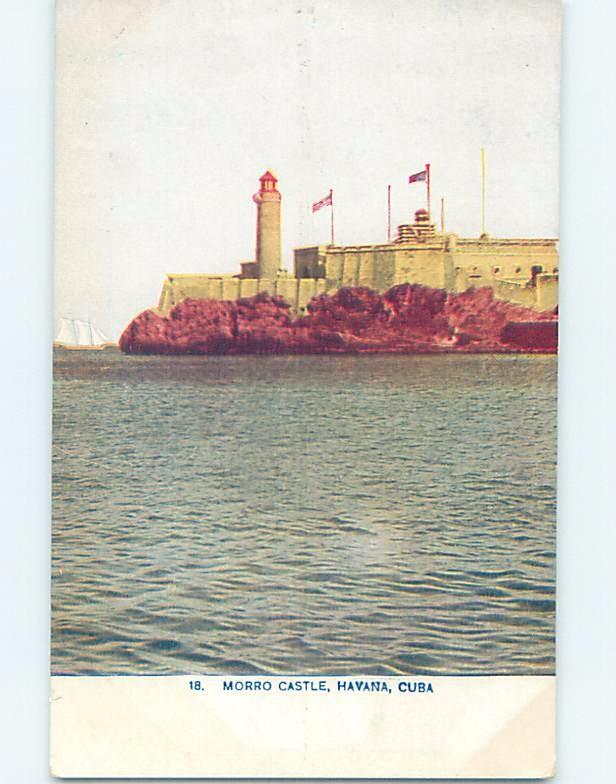 Unused Old Postcard MORRO CASTLE Habana - Havana Cuba F5430