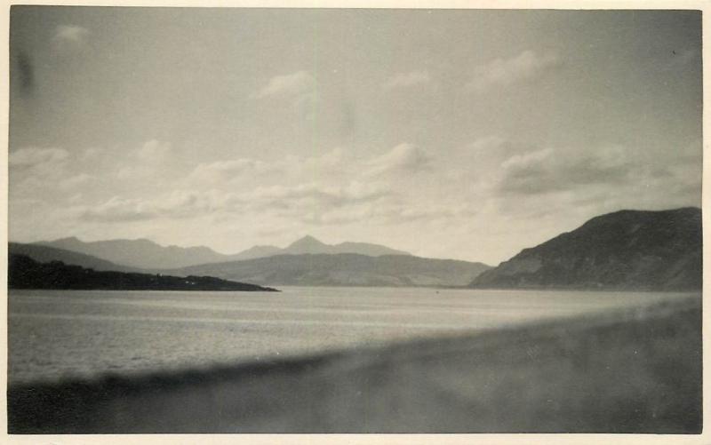 Lamlash Scotland real photo postcard