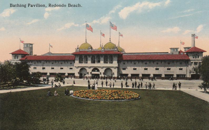 Bathing Pavilion at Redondo Beach CA, California - DB