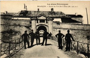 CPA Les Alpes BRIANCON - Entrée du Fort des 3 Tétes (454017)