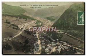 Old Postcard Morez General View from the droppings Viadu