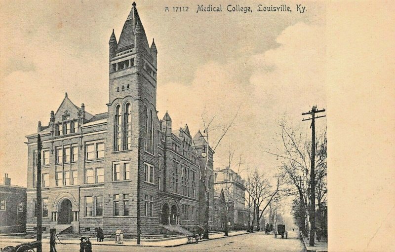 LOUISVILLE KY~UNIVERSITY MEDICAL COLLEGE~1900s ROTOGRAPH PHOTO POSTCARD