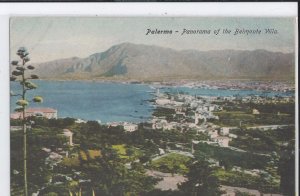 Older Aerial View of Beautiful Palermo, Sicily Postcard