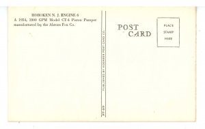 NJ - Hoboken. Fire Department, Engine 6 Piston Pumper