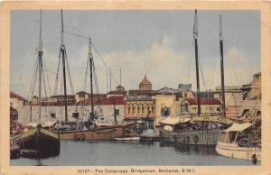 E46/ Barbados Postcard Caribbean c1940s The Carseenage Bridgetown Boats 16