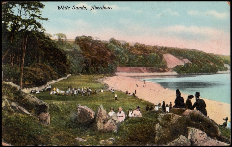 United Kingdom Post card - White Sands, Aberdour, unused