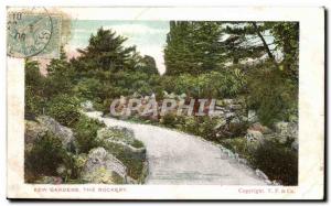 Postcard Old Kew Gardens The Rockery