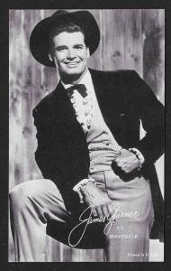 ARCADE CARD Cowboy Entertainer James Garner