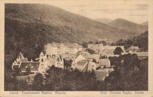 Slovakia Trenčianske Teplice Spa Vintage Postcard 07.56