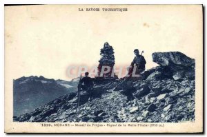 Old Postcard Savoy Modane Tourist Massif Frejus Saignal Belle Plinier