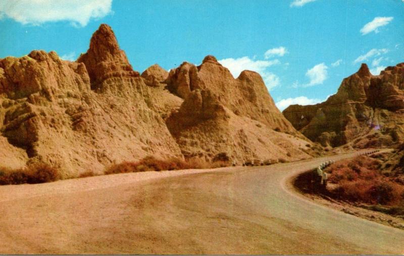 South Dakota Badlands National Monument At Top Of Big Foot Pass