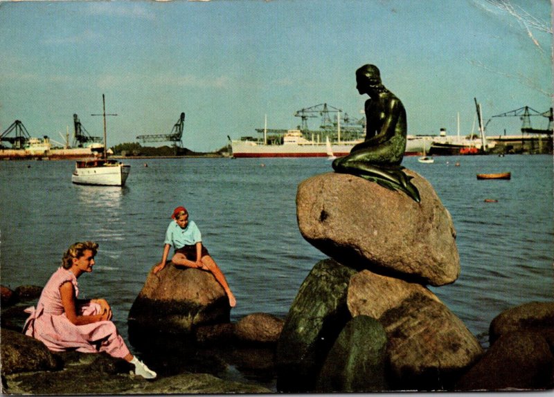 Denmark Copenhagen The Little Mermaid 1961