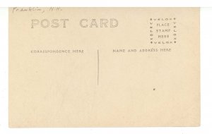 NH - Franklin. Bridge & Auto ca 1910      RPPC