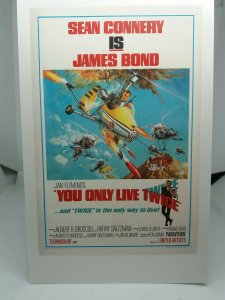 James Bond 007 Postcard US Poster You Only Live Twice 1967 Sean Connery