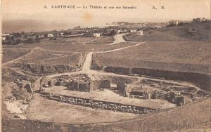 BF9102 le theatre et vue sur salambo carthage tunisia    Tunisia