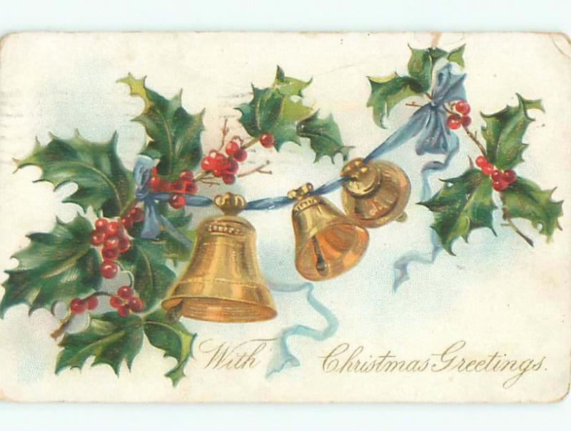 Divided-Back CHRISTMAS SCENE Great Postcard W9067