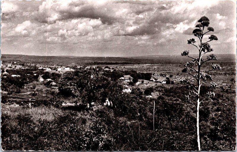 Central African Republic Bangui Oubangui Chari Vue Generale Vintage RPPC C010