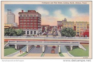 Texas Abilene Underpass And Pine Street Looking North