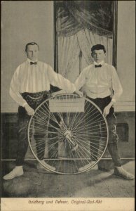 Cirucs Act Unicycle Goldberg & Dehner Original Rad Akt c1910 Ruppersdorf PC