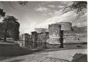 Wales Postcard - Beaumaris Castle - Anglesey Outer Curtain from SW  - Ref 19051A