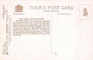 Dressing Girls Tuck US, UK, France, Spain, China, Dutch, Postcard Set of Six