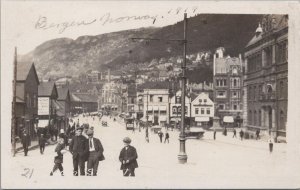 RPPC Postcard Bergen Norway