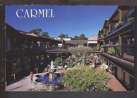 Shopping Complex Carmel by the Sea CA Postcard BIN 