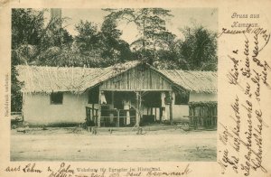 cameroon, House for Europeans in the Hinterland (1902) Postcard (1)