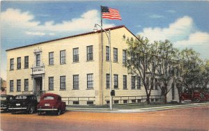 H18/ Hobbs New Mexico Postcard Linen City Hall Building