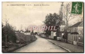 Old Postcard Road Rouillon Chartrettes