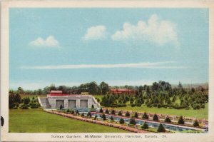 Sunken Gardens McMaster University Hamilton Ontario ON Postcard H30