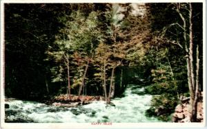 YOSEMITE NATIONAL PARK, CA View of RAPIDS at HAPPY ISLES  c1900s PMC  Postcard