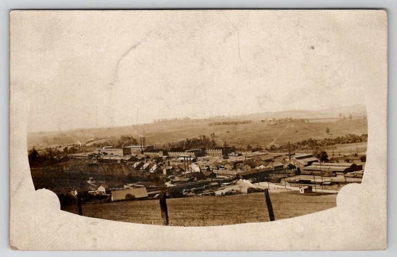 RPPC Kelly & Jones Co Southwest Greensburg PA Factory Real Photo Postcard H30