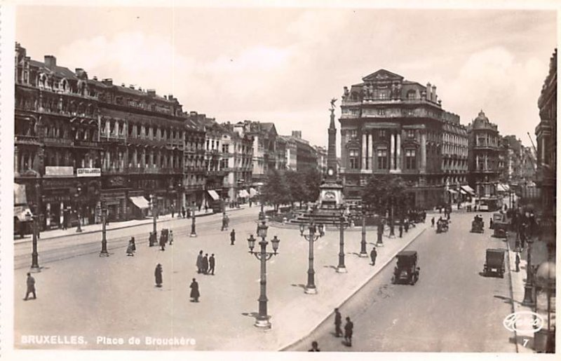 Place de Brouckere Bruxelles Belgium Unused 