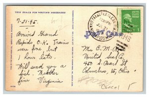 Vintage 1945 Postcard Lake Michigan Blvd John Ball Park Grand Rapids Michigan