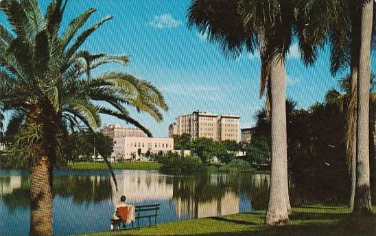 Florida Magnificent View Of Saint Peters's Skyline Reflected From The Quiet S...