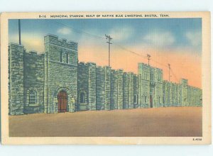 Pre-Chrome STADIUM SCENE Bristol Tennessee TN AG4536