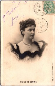 Princess Natalija Obrenović of Serbia Royalty RPPC C024