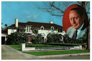 JACK BENNY RESIDENCE BEVERLY HILLS, CALIFORNIA POSTCARD