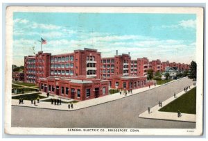 1935 General Electric Co. Exterior Building Bridgeport Connecticut CT Postcard