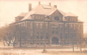 Lake View School - Collinwood, Ohio OH Postcard