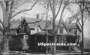 Home of Frances E Willard - Evanston, Illinois IL  