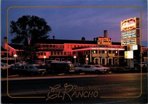 Hotel Motel El Rancho Gallup NM Postcard PC542