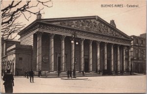 Argentina Buenos Aires Catedral Vintage Postcard C132