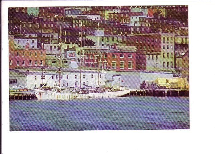 Harbour, St John's Newfoundland, Matching 8 cent stamp