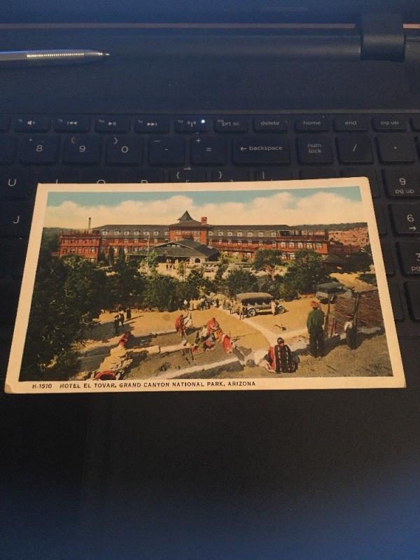 Vtg Postcard: Hotel El Tovar, Grand Canyon National Park AZ