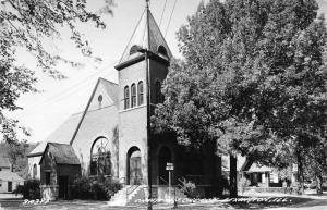 Lexington Illinois Christian Church Real Photo Antique Postcard K57822