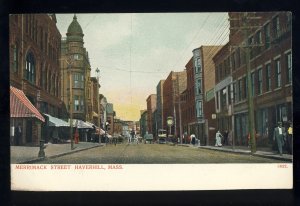 Haverhill, Massachusetts/MA/Mass Postcard, Merrimack Street